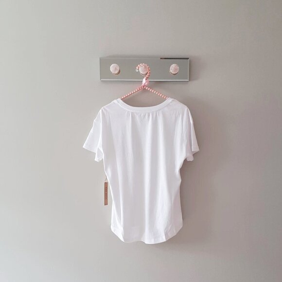 NWT Rae Dunn white black “Bless this mess” t-shirt - Picture 5 of 5